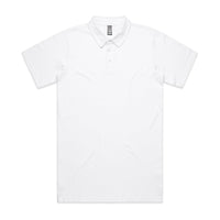 Men's Chad Polo | Arena Custom Blanks - Arena Prints - Front - White
