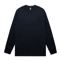 Men's Classic Long Sleeve Tee | Arena Custom Blanks - Arena Prints - Front - Navy - Blue