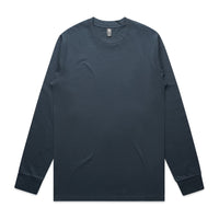 Men's Classic Long Sleeve Tee | Arena Custom Blanks - Arena Prints - Front - Petrol Blue - Blue