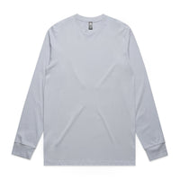 Men's Classic Long Sleeve Tee | Arena Custom Blanks - Arena Prints - Front - Powder - Blue