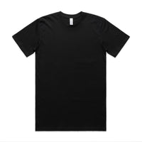 Men's Classic Organic Tee |  Arena Custom Blanks - Arena Prints - Front - Black