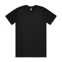 Men's Classic Tee Shirt Set A | Arena Custom Blanks - Arena Prints - Front - Black