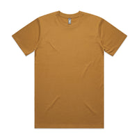 Men's Classic Tee Shirt Set A | Arena Custom Blanks - Arena Prints - Front  - Camel - Brown