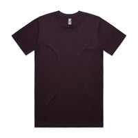 Men's Classic Tee Shirt Set A | Arena Custom Blanks - Arena Prints - Front - Plum - Purple
