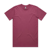 Men's Classic Tee Shirt Set B | Arena Custom Blanks - Arena Prints - Front - Berry - Red