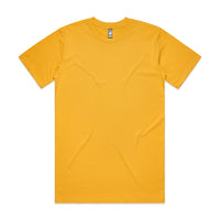 Men's Classic Tee Shirt Set B | Arena Custom Blanks - Arena Prints - Front - Yellow