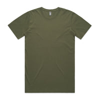 Men's Faded Tee Shirt |Arena Custom Blanks - Arena Prints - Front - Faded Army - Green