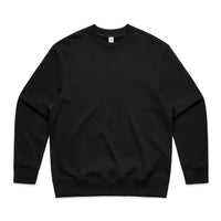 Men's Heavy Crew | Arena Custom Blanks - Arena Prints -  Front - Black
