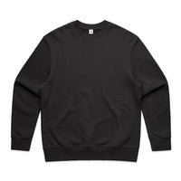 Men's Heavy Crew | Arena Custom Blanks - Arena Prints - Front - Coal - Black