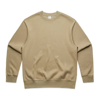 Men's Heavy Crew | Arena Custom Blanks - Arena Prints - Front - Sand - Brown