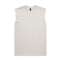 Men's Heavy Faded Tank | Arena Custom Blanks - Arena Prints - Front - Faded Bone- Cream