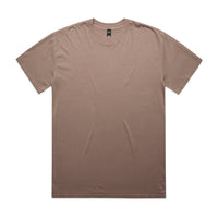 Men's Heavy Faded Tee |Arena Custom Blanks - Arena Prints - Front - Faded Mushroom - Brown