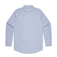 Men's Oxford Button Down | Arena Custom Blanks - Arena Prints - Front - Light Blue
