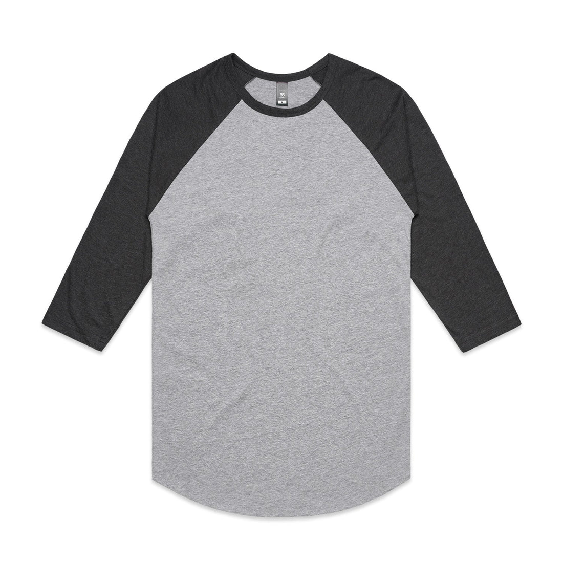 Men's Raglan Tee | Arena Custom Blanks - Arena Prints - Front - Athletic - Asphalt - Grey