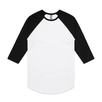 Men's Raglan Tee | Arena Custom Blanks - Arena Prints - Front - Black