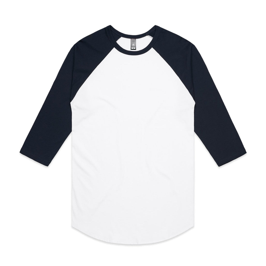 Men's Raglan Tee | Arena Custom Blanks - Arena Prints - Front - Navy - Blue
