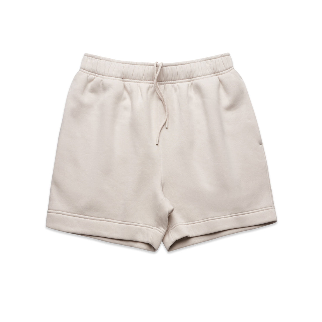 Men's Relax Track Shorts 18" | Arena Custom Blanks - Arena Prints - Front - Bone - Cream