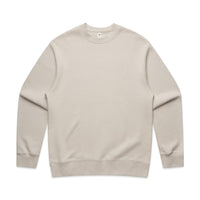 Men's Relaxed Crew | Arena Custom Blanks - Arena Prints - Front - Bone - Cream