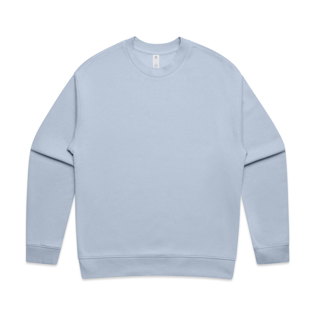 Men's Relaxed Crew | Arena Custom Blanks - Arena Prints - Front - Powder - Blue