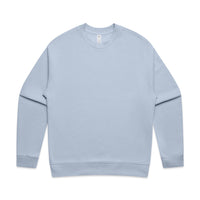Men's Relaxed Crew | Arena Custom Blanks - Arena Prints - Front - Powder - Blue