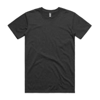 Men's Staple Heather Tee Shirt | Arena Custom Blanks - Arena Prints - Front - Asphalt Heather - Grey