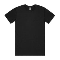 Men's Staple Heather Tee Shirt | Arena Custom Blanks - Arena Prints - Front - Black Heather - Black