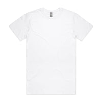 Men's Staple Plus Tee Shirt |  Arena Custom Blanks - Arena Prints - Front - White