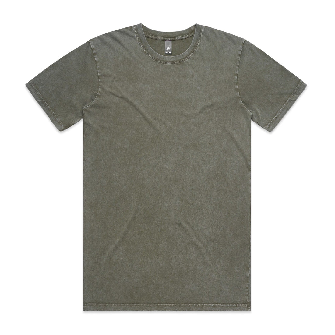 Men's  Staple Stone Wash Tee |  Arena Custom Blanks - Arena Prints - Front - Moss Stone - Green