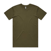 Men's Staple Tee | Arena Custom Blanks - Arena Prints - Front - Army - Green
