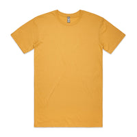 Men's Staple Tee | Arena Custom Blanks - Arena Prints - Front - Mustard - Yellow
