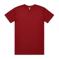 Men's Staple Tee | Arena Custom Blanks - Arena Prints - Front - Cardinal - Red