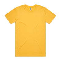 Men's Staple Tee | Arena Custom Blanks - Arena Prints - Front - Yellow