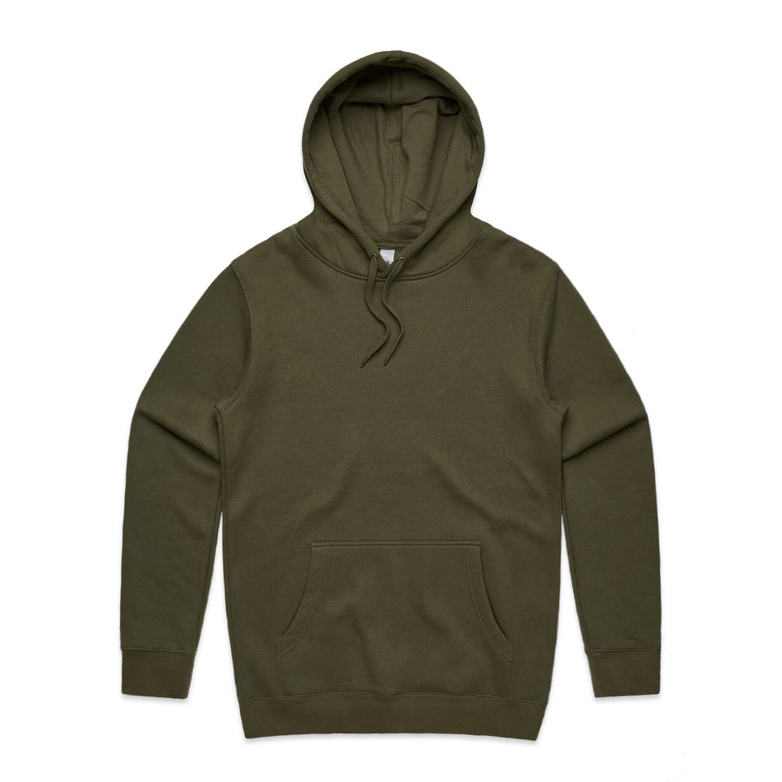 Men's Stencil Hoodie | Arena Custom blanks - Arena Prints - Front - Army - Green