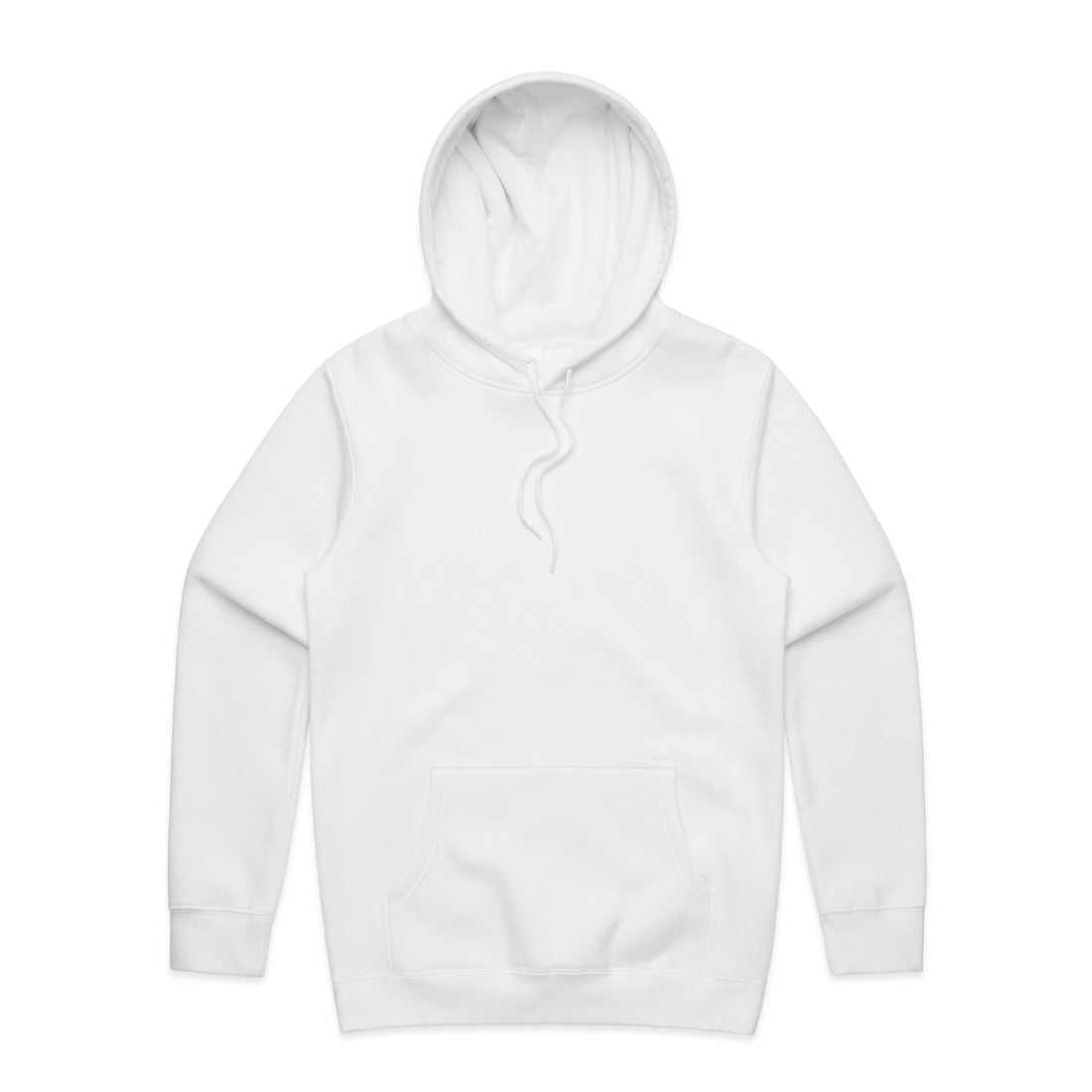 Men's Stencil Hoodie | Arena Custom blanks - Arena Prints - Front - White
