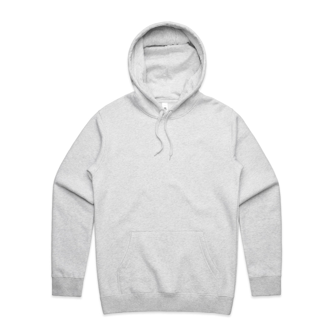 Men's Stencil Hoodie | Arena Custom blanks - Arena Prints - Front - White Heather - Grey Marle