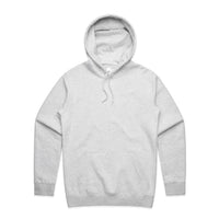 Men's Stencil Hoodie | Arena Custom blanks - Arena Prints - Front - White Heather - Grey Marle