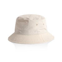 Nylon Bucket Hat | Arena Custom Blanks - Arena Prints - Front - Ecru - Cream