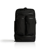 Recycled Travel Backpack | Arena Custom Blanks - Arena Prints - Front - Black
