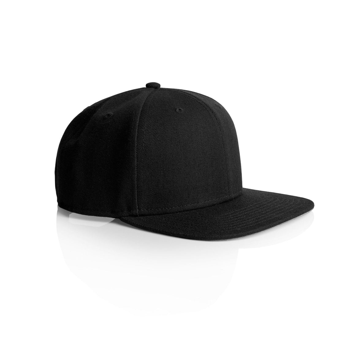 Stock Cap | Arena Custom Blanks - Arena Prints - Angle - Black