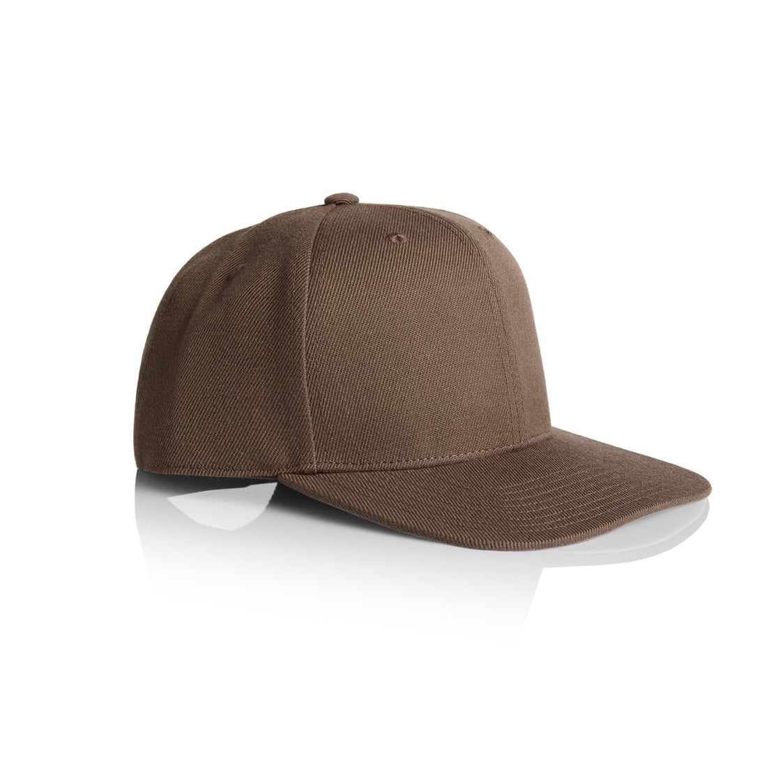 Stock Cap | Arena Custom Blanks - Arena Prints - Angle - Walnut - Brown