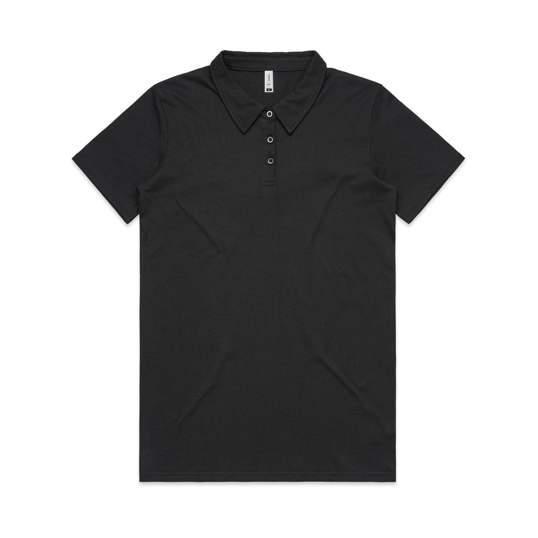 Women's Amy Polo |  Arena Custom Blanks - Arena Prints - Front - Black
