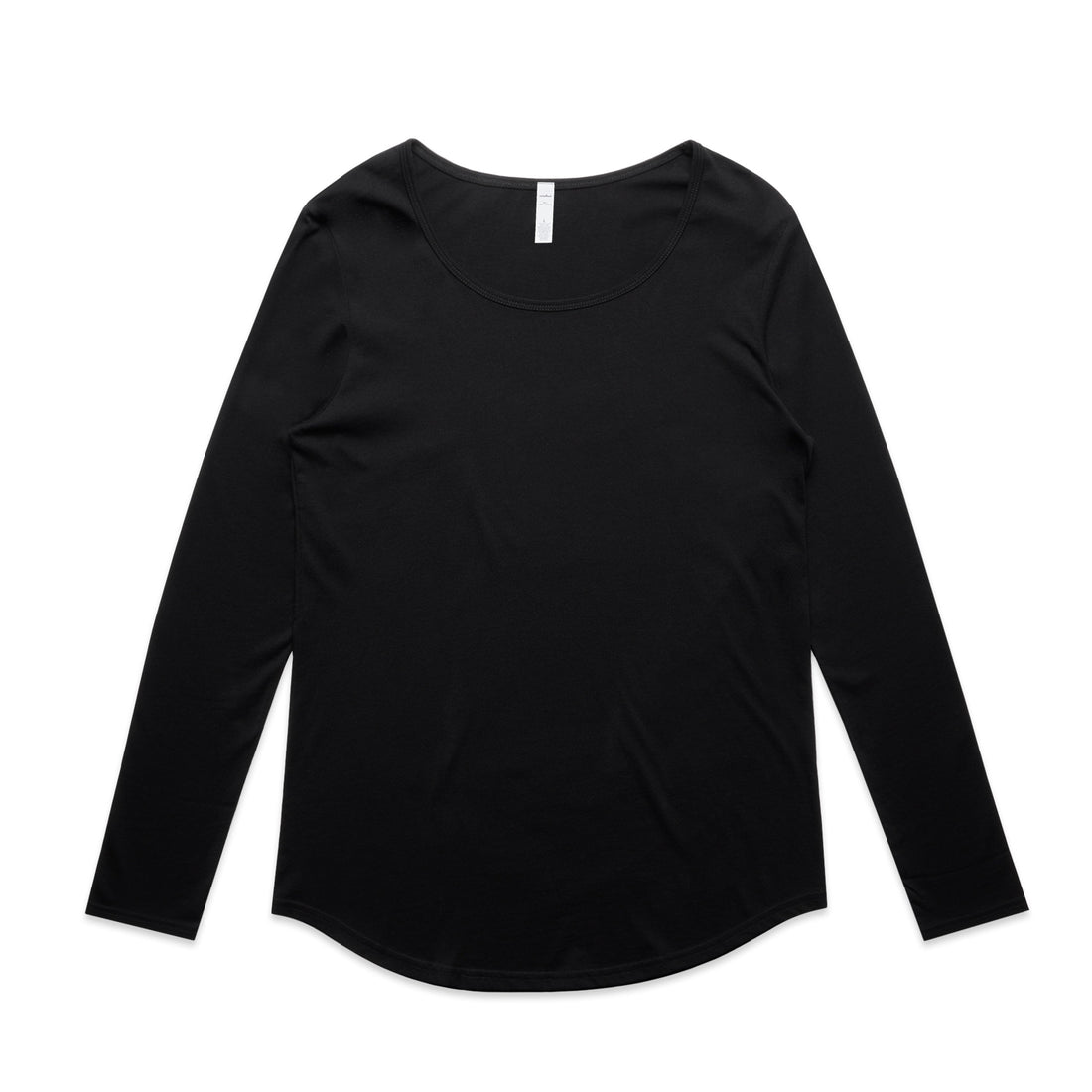 Women's Mali Long Sleeve Tee Shirt | Arena Custom Blanks - Arena Prints - Front - Black