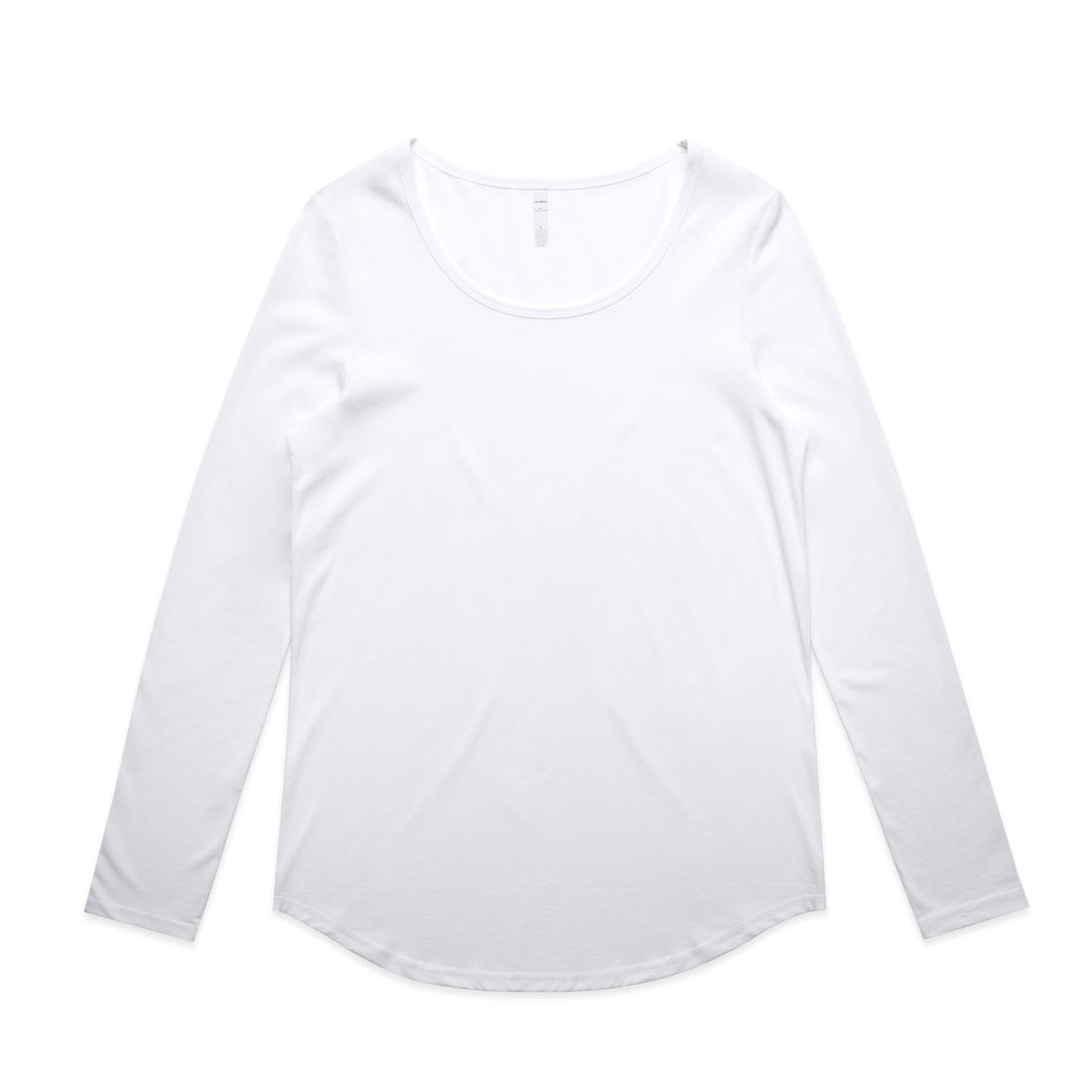 Women's Mali Long Sleeve Tee Shirt | Arena Custom Blanks - Arena Prints - Front - White