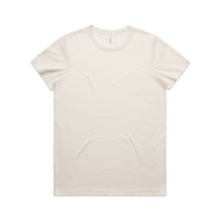 Women's Maple Active Blended Tee | Arena Custom Blank - Arena Prints - Front - Ecru - Cream
