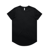Women's Maple Curve Tee | Arena Custom Blanks - Arena Prints - Front - Black