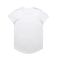 Women's Maple Curve Tee | Arena Custom Blanks - Arena Prints - Front - White