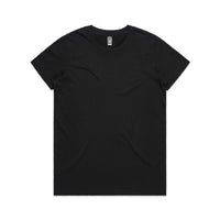 Women's Maple Tee Shirt | Arena Custom Blanks - Arena Prints - Front - Black