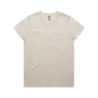 Women's Maple Tee Shirt | Arena Custom Blanks - Arena Prints - Front - Bone - Cream