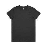 Women's Maple Tee Shirt | Arena Custom Blanks - Arena Prints - Front - Coal - Black