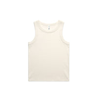 Women's Organic Rib Tank | Arena Custom Blanks - Arena Prints - Front - Ecru - Cream